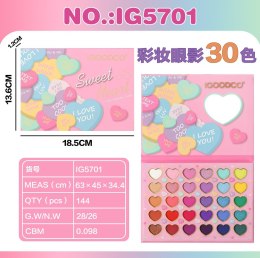 MEGA Zestaw do Makijażu Serduszka