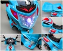 Motorek M6 niebieski, motorek na akumulator