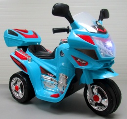 Motorek M6 niebieski, motorek na akumulator