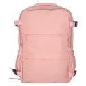 Plecak podróżny turystyczny bagaż różowy 45x30 cm