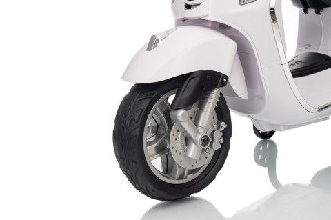 Pojazd Skuter Vespa ROMA Biały motorek dla dziecka