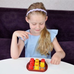 WOOPIE IQ Gra Logiczna Edukacyjno-Strategiczna 2w1 Kółko i Krzyżyk 8szt