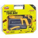 Zestaw Majsterkowicza Wiertarko-Wkrętarka Narzędzia Światła Dźwięki Walizka