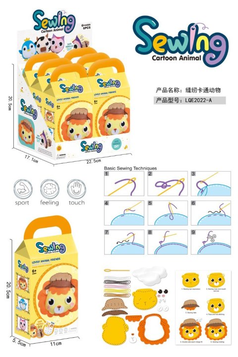 Zestaw Zrób Swojego Pluszaka Lew