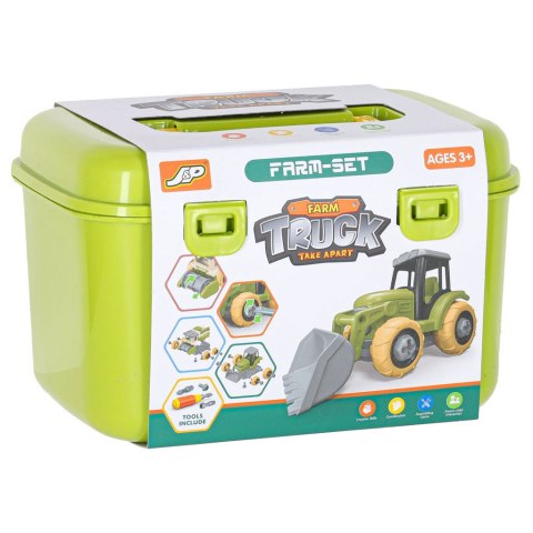 Farma traktor z przyczepą ciągnik do skręcania zwierzęta śrubokręt