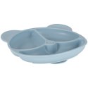 Naczynia silikonowe dla dzieci zestaw 8 elementów niebieski