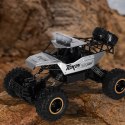 Samochód zdalnie sterowany na pilota RC Rock Crawler 1:12 4WD METAL srebrny