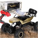 Samochód zdalnie sterowany na pilota RC Rock Crawler 1:12 4WD METAL złoty