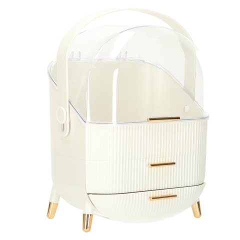 Szkatułka organizer na kosmetyki szafka biała