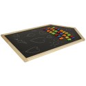 Tablica magnetyczna kredowa na ścianę drewniana domek 92cm x 62cm