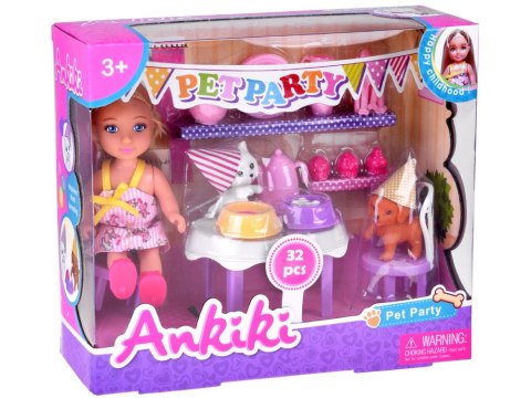 Ankiki Lalka urodzinowa PET PARTY - przyjęcie dla zwierząt 32ele ZA5757