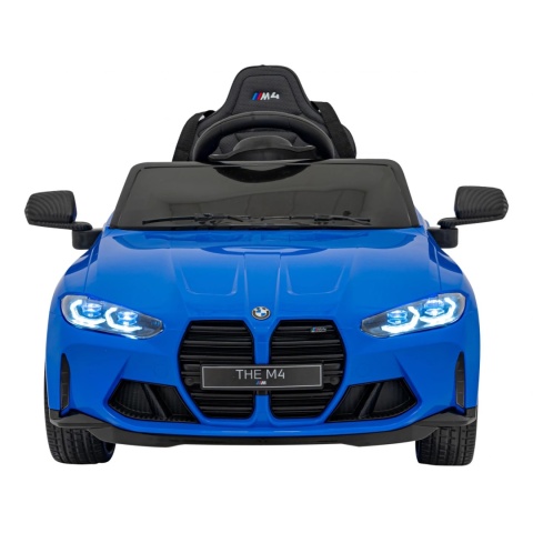 BMW m4 NIEBIESKI Auto na akumulator EVA Skóra pilot