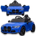 BMW m4 NIEBIESKI Auto na akumulator EVA Skóra pilot