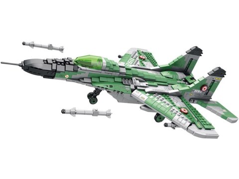 Klocki techniczne Samolot myśliwski dalekiego zasięgu MIG-29 1290ele ZA5800