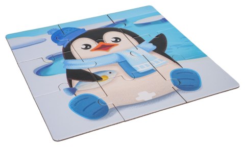 Magnetyczne Puzzle Zwierzęta + Książeczka