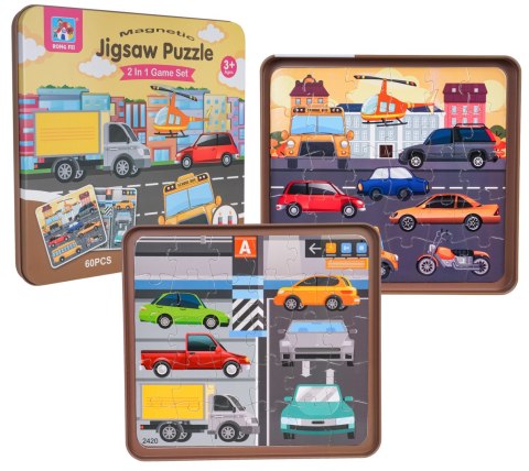 Magnetyczny Zestaw Puzzle Miasto