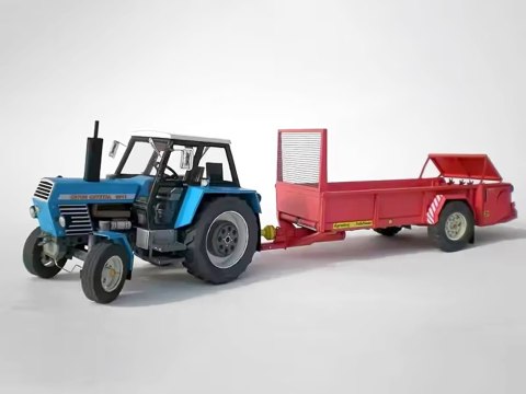 Model kolekcjonerski do sklejania TRAKTOR Zetor Crystal 8011 1:32 ZA5889
