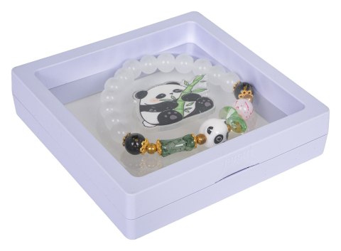 Zestaw Biżuterii Panda Biała Bransoletka
