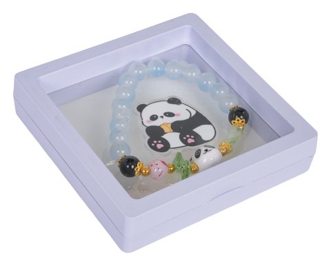 Zestaw Biżuterii Panda Niebieska Bransoletka