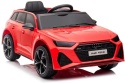 AUDI RS6 GT Czerwony Auto na akumulator EVA Skóra pilot