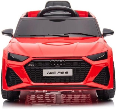 AUDI RS6 GT Czerwony Auto na akumulator EVA Skóra pilot