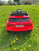AUDI RS6 GT Czerwony Auto na akumulator EVA Skóra pilot