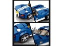 Klocki techniczne Sportowe auto NIEBIESKI klasyczny roadster 312-ele ZA5792