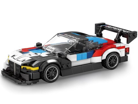 Klocki techniczne Superauto WYŚCIGOWE malowanie, spojler 363-ele ZA5780