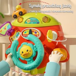 WOOPIE BABY Interaktywna Kierownica Samolot Pojazd na Łózeczko Wózek Efekty 18m+