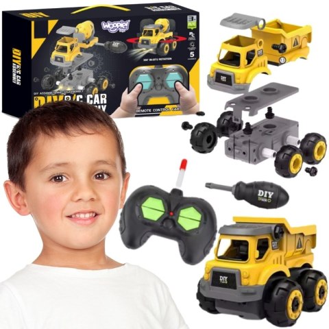WOOPIE Zdalnie Sterowany Samochodzik Budowlany DIY