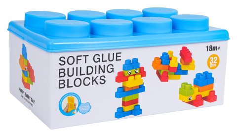 Zestaw Miękkich Klocków 32el.