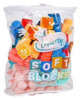 Zestaw Miękkich Klocków 45el.