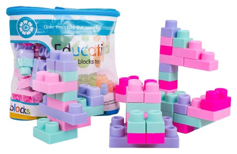 Zestaw Miękkich Klocków 56el.