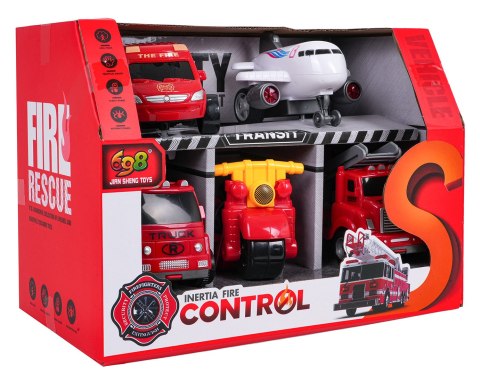 Zestaw Pojazdów Straż Pożarna 1:36