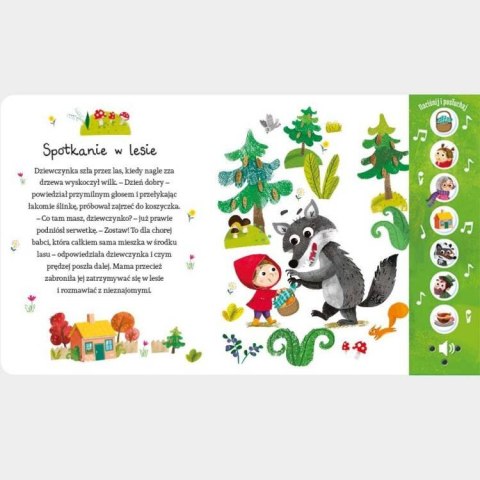 Aksjomat Bajka obrazkowa dźwiękowa. Czerwony Kapturek Bajka dźwiękowa KS0867