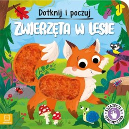 Aksjomat Dotknij i poczuj. Zwierzęta w lesie książeczka sensoryczna KS0856