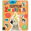 Aksjomat Egzotyczne zwierzęta. Ciekawostki dla dzieci. album z naklejkami KS0891
