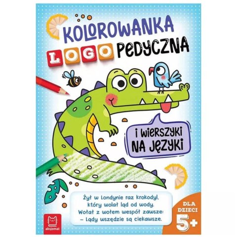 Aksjomat Kolorowanka logopedyczna i wierszyki na języki KS0914