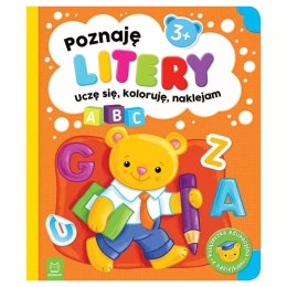 Aksjomat Poznaję litery. Uczę się, koloruję, naklejam. 3+ KS0978
