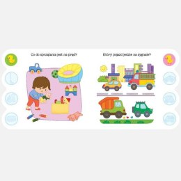 Aksjomat Quiz malucha z naklejkami z kaczuszką 3-4lata KS0869