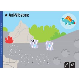 Aksjomat Wycinam, naklejam, rysuję. Dinozaury KS0760