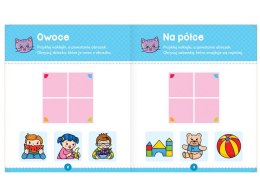 Aksjomat Zabawy malucha z kotkiem książeczka z naklejkami KS0823