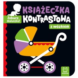 Aksjomat Zobacz maluszku! Książeczka kontrastowa z wózkiem KS0833