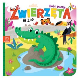 Aksjomat Zwierzęta w zoo. Duże puzzle KS1189