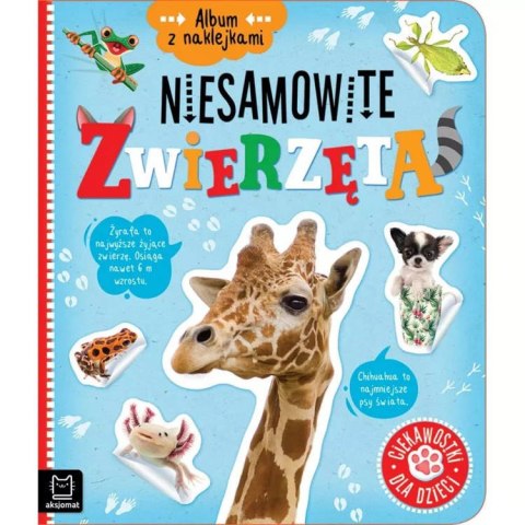 Album z naklejkami. Niesamowite zwierzęta. KS0733