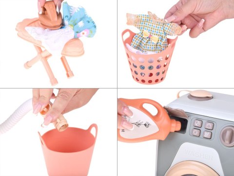 Automatyczna Pralka Suszarka 2w1 dla Dzieci Obrotowy Bęben akcesoria ZA5870