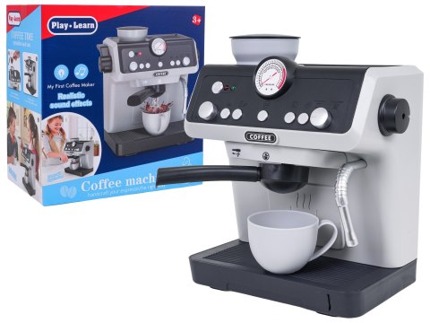 Ekspres do Kawy Szary z Funkcją Świateł i Dźwięku