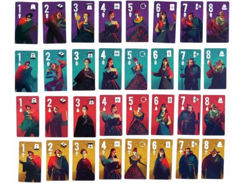 Muduko Gra karciana Dracula vs. Van Helsing - trzymająca w napięciu GR0812