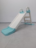 Największa Zjeżdżalnia Ogrodowa dla Dzieci XXL 145cm KREMOWO-MIĘTOWA