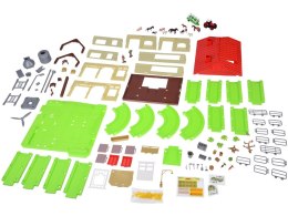 SERIA ZWIERZĘTA FARMA Stodoła z drogą + traktor, figurki i akcesoria ZA5687